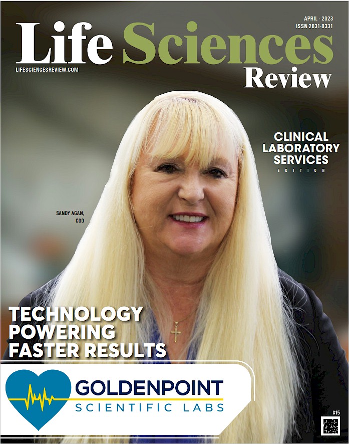 Life Sciences Review GoldenPoint Scientific Labs Named Top 10 Award Cover Story