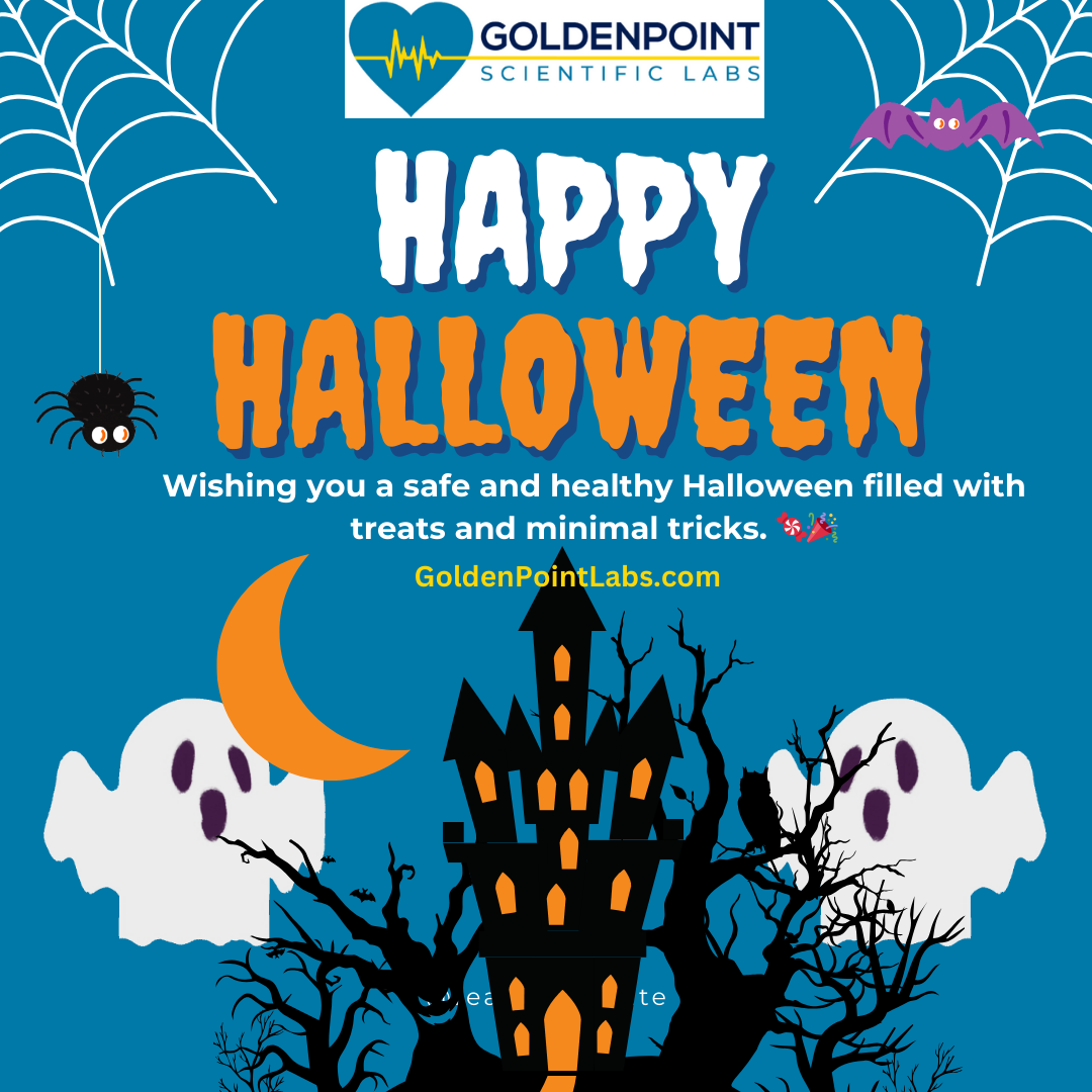 Happy Halloween from GoldenPoint Scientific Labs!